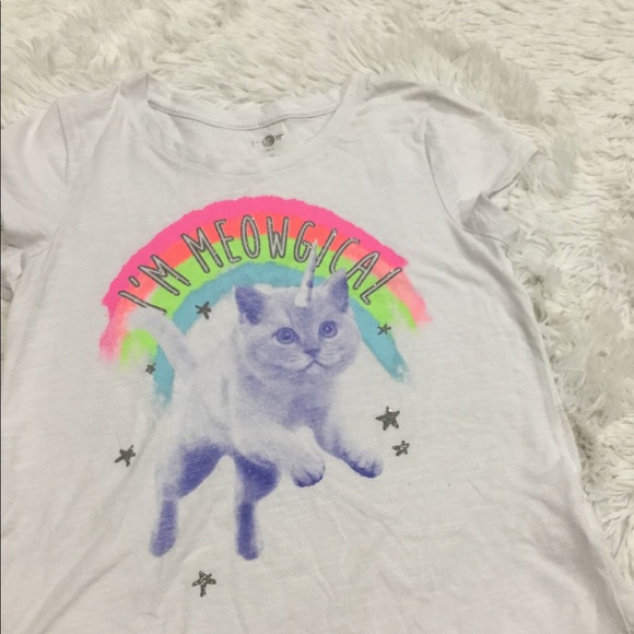 SO Unicorn Cat Graphic Tee - Picture 2 of 2